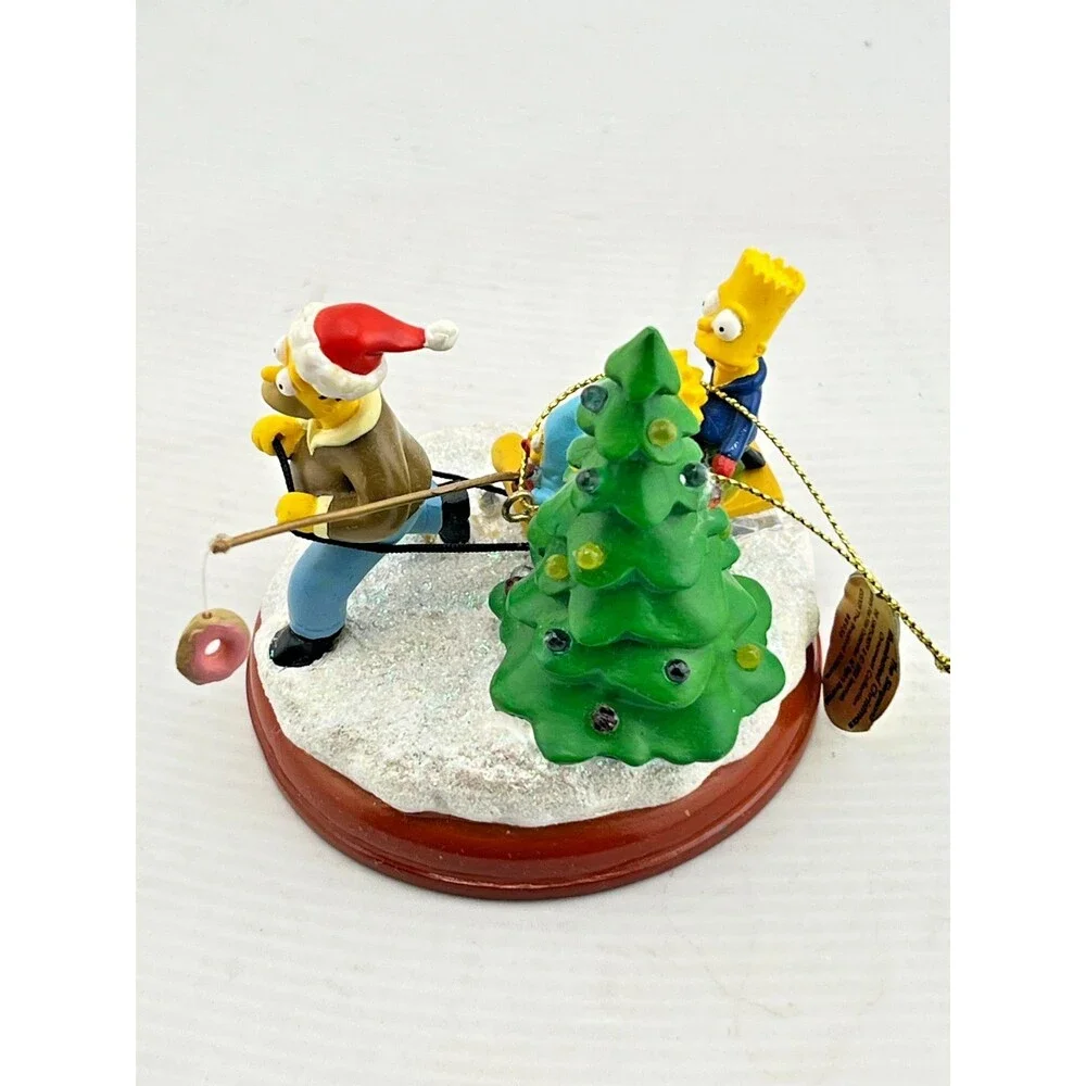 SIMPSONS Bradford Christmas Tree Ornament Illuminated “Mush Homer Mush!” w/Tags